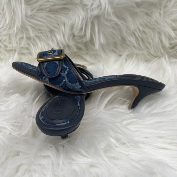 Coach Margot Signature Denim Sandal - Picture 10 of 14